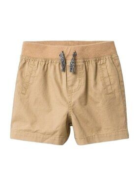 New Cat & Jack Baby Boys Tan Pull on Shorts Sizes Newborn